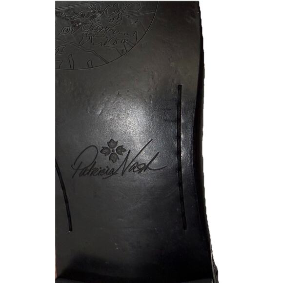 Patricia Nash Black Leather Ankle Carla Boots Women’s 8.5 Side Zip, Western EUC - Picture 11 of 13